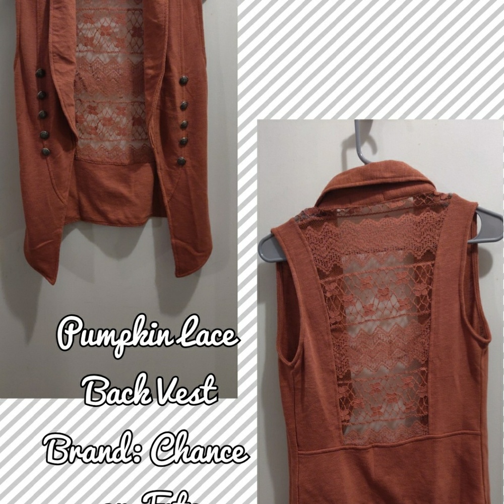 Burnt Orange Vest